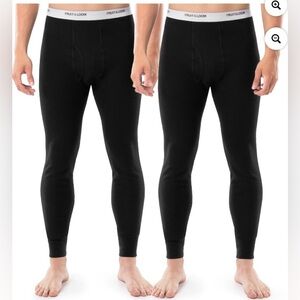 Fruit of the Loom Men's Thermal Waffle Underwear Bottom, 2-Pack